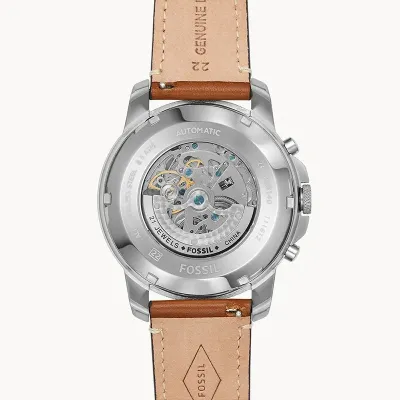 Fossil Grant Sport Automatic Luggage Leather Men's Watch